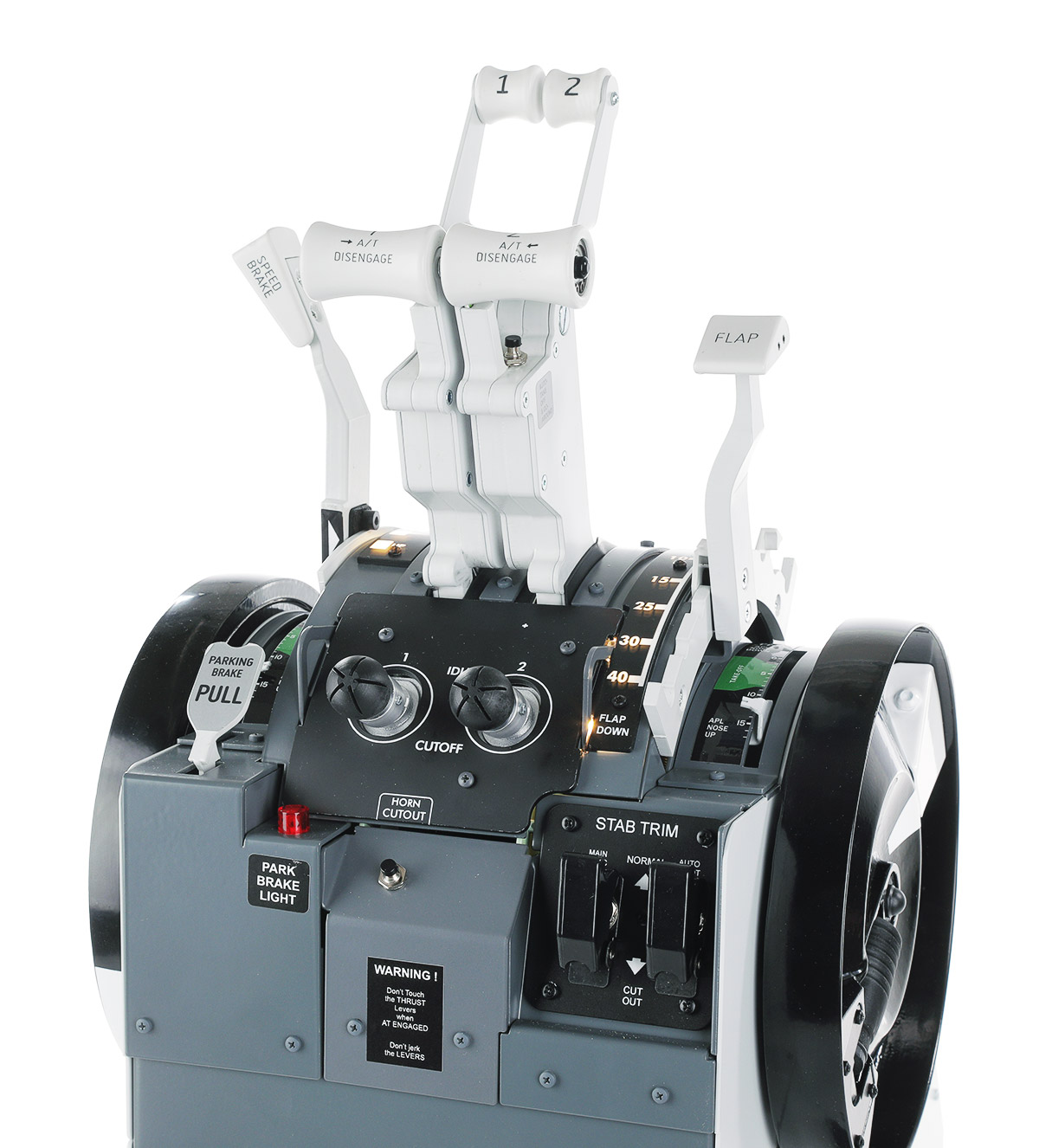 FSC B737 MAX TQ FRONT 34 HALF RIGHT REVERSE